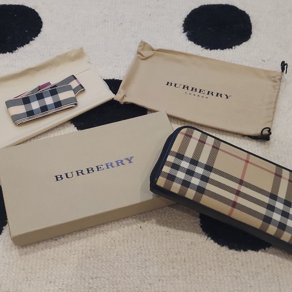 Burberry Checkered Wallet